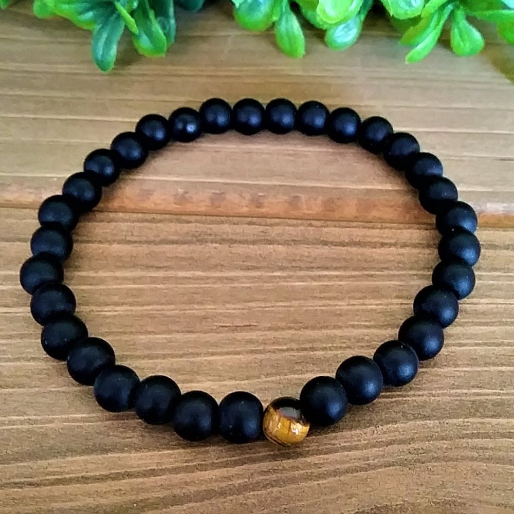 NEW Mens/Womens Unisex Natural Stone Bracelet